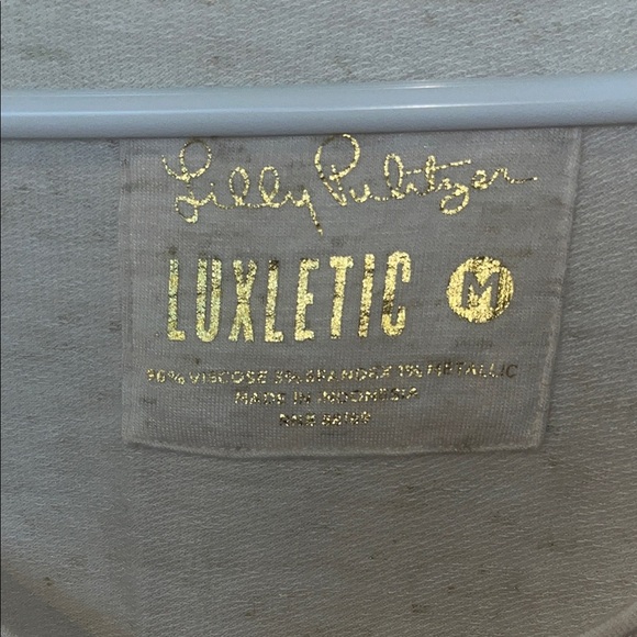 LILLY PULITZER LUXLETIC Long Sleeve Top Medium - Picture 2 of 7